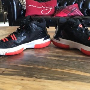 Jordan’s black and red size 5.5